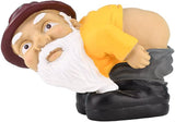 Mooning Garden Gnome Figurine