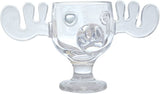 Christmas Vacation Glass Moose Mug