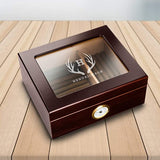 Personalized Humidor Cigar Wooden Box